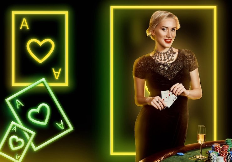 Tampilan live streaming kasino langsung dengan dealer ramah dan ruangan yang elegan
